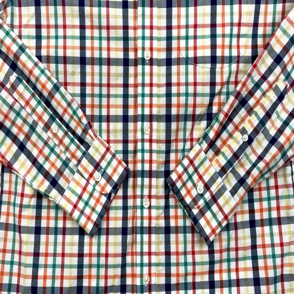 J. Crew Reimagined Cotton Long Sleeve Plaid Button Shirt Men's Slim Medium M - Picture 4 of 6